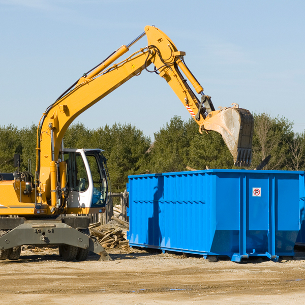 what happens if the residential dumpster is damaged or stolen during rental in Fraziers Bottom West Virginia